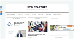 Desktop Screenshot of new-startups.com